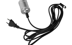 Classical Sladdställ Zink E27 3,5m Textilkabel