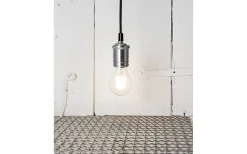 Classical Sladdställ Zink E27 3,5m Textilkabel