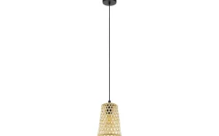 Claverdon Fönsterlampa 18cm Svart/Natur