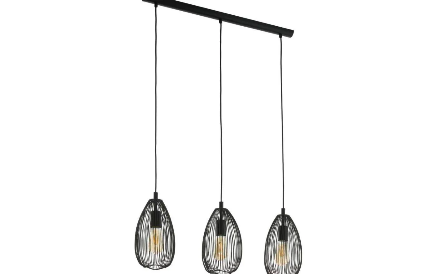 Clevedon Taklampa 78cm 3L Svart