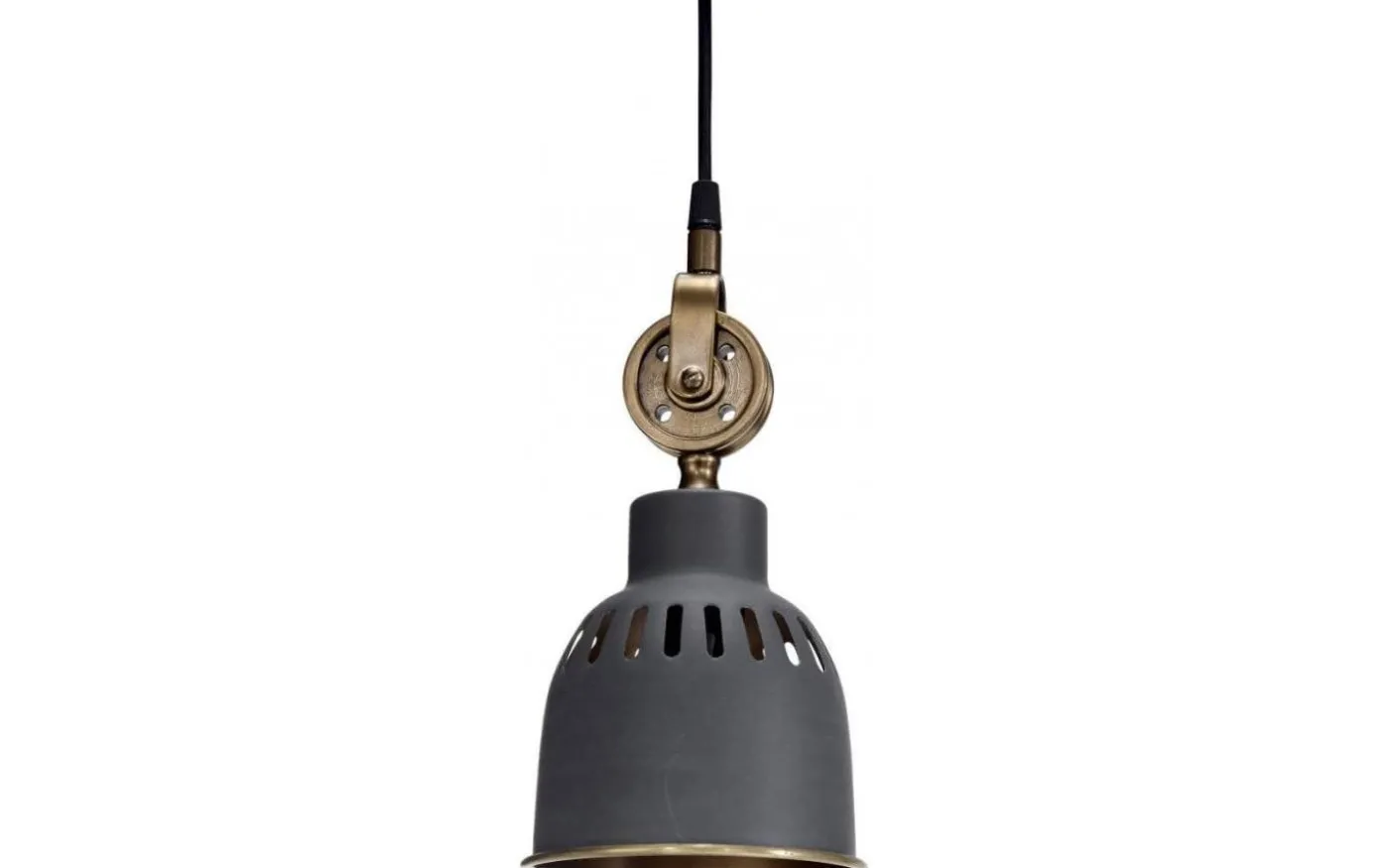 Cleveland Tak-/Fönsterlampa 14cm Grå/Mässing