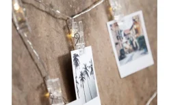 Clippy Batteridriven Ljusslinga Klädnypor LED