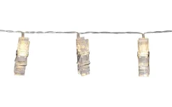 Clippy Batteridriven Ljusslinga Klädnypor LED