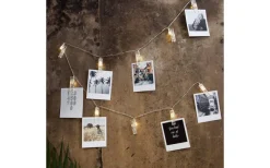 Clippy Batteridriven Ljusslinga Klädnypor LED