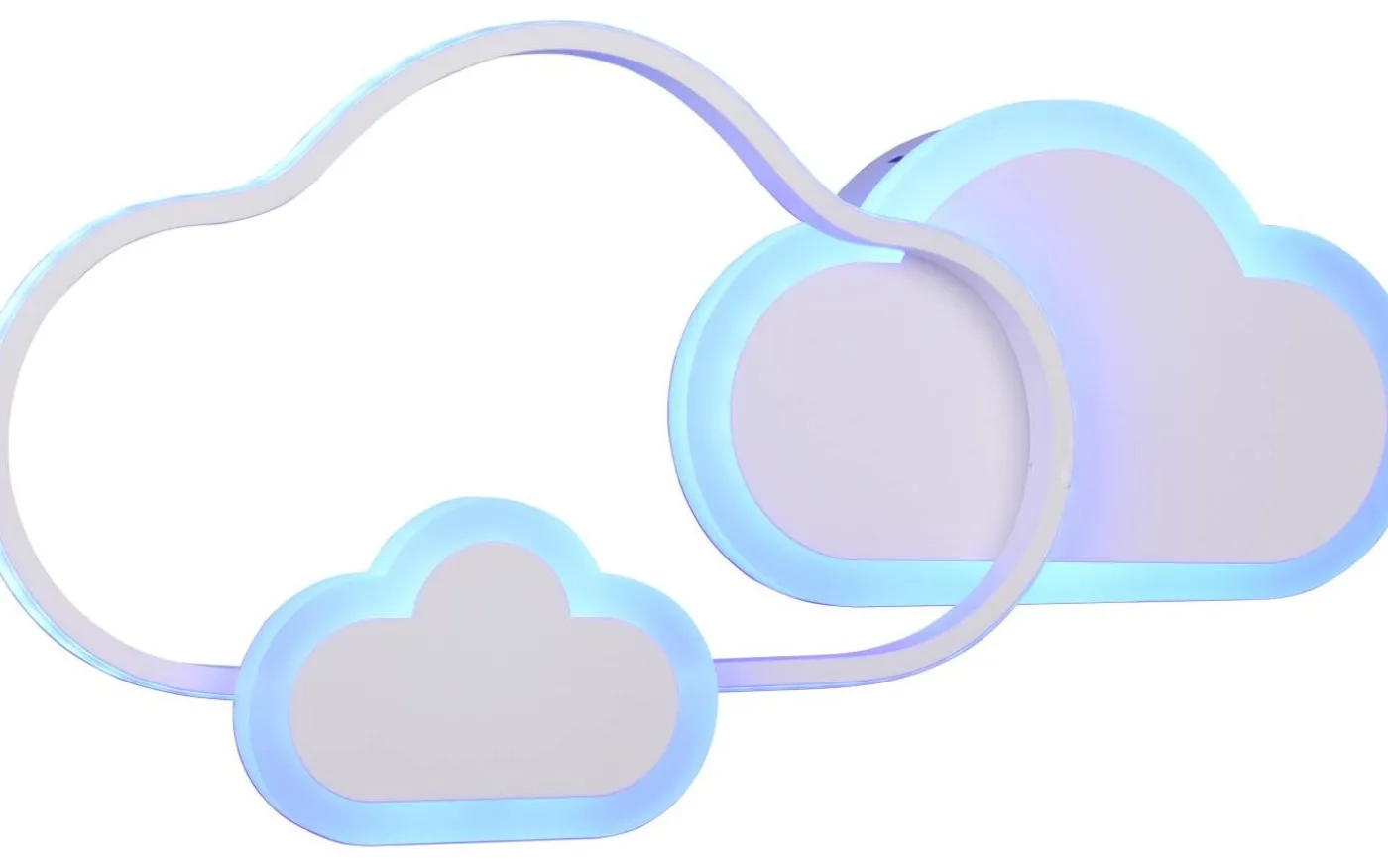 Cloudy Plafond LED mattvit RGBW