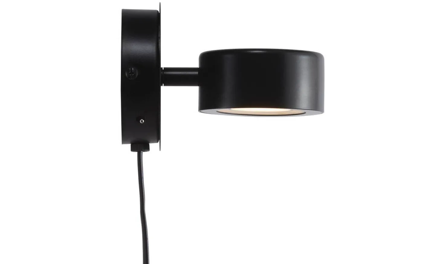 Clyde Vägglampa 3-steg DIM Svart