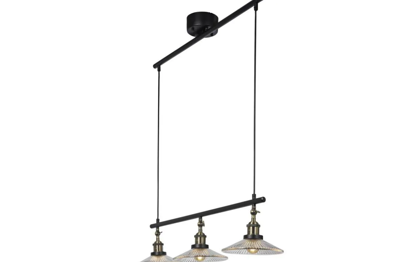 Cobble Taklampa 21,5cm Antik/Svart