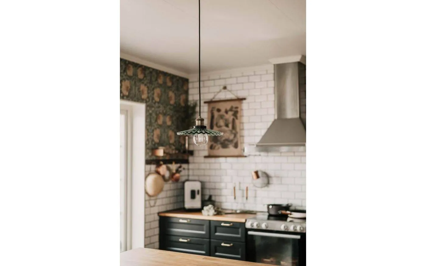 Cobbler Fönsterlampa 25cm Grön