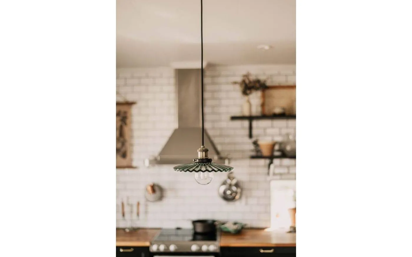 Cobbler Fönsterlampa 25cm Grön