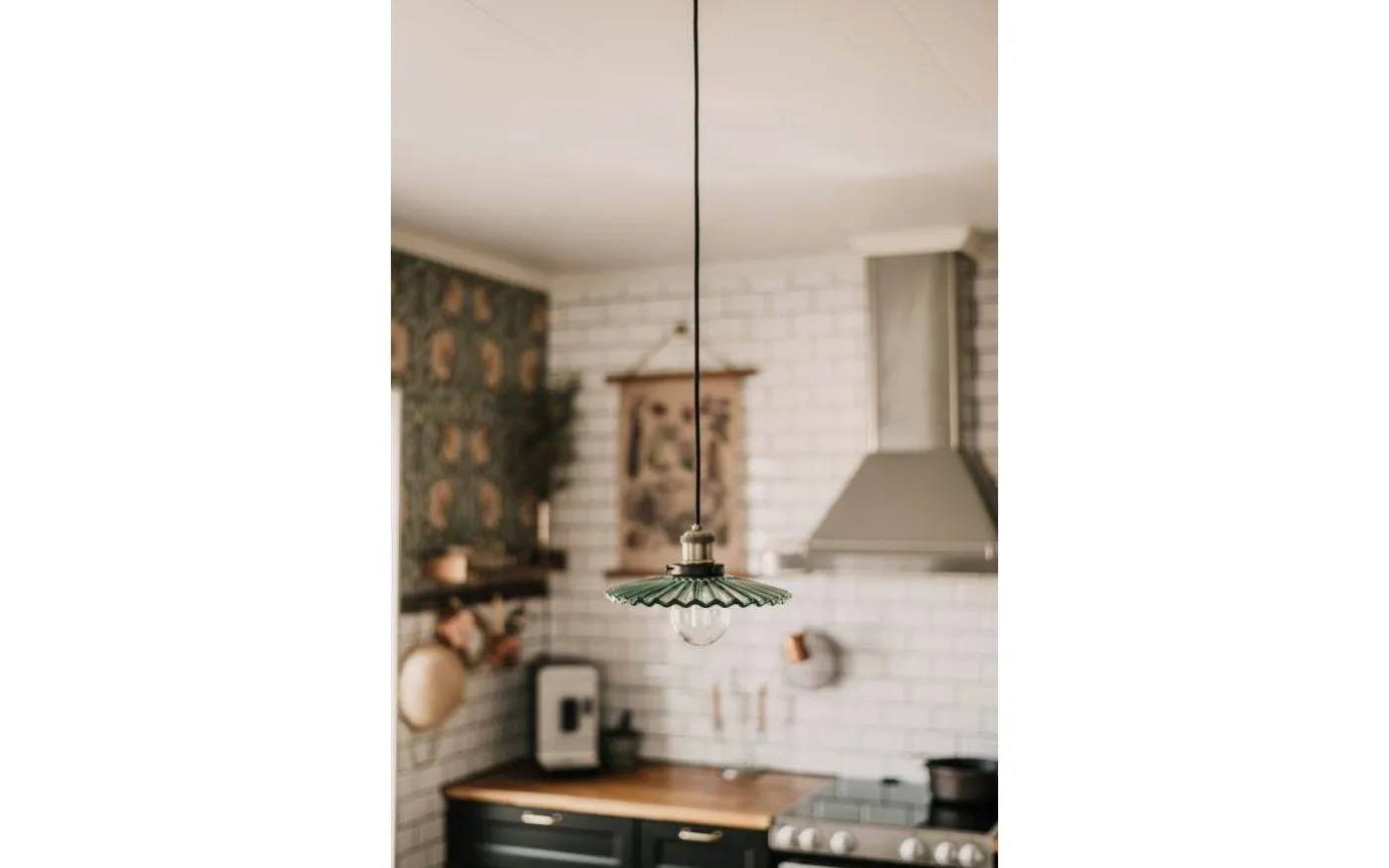 Cobbler Fönsterlampa 25cm Grön