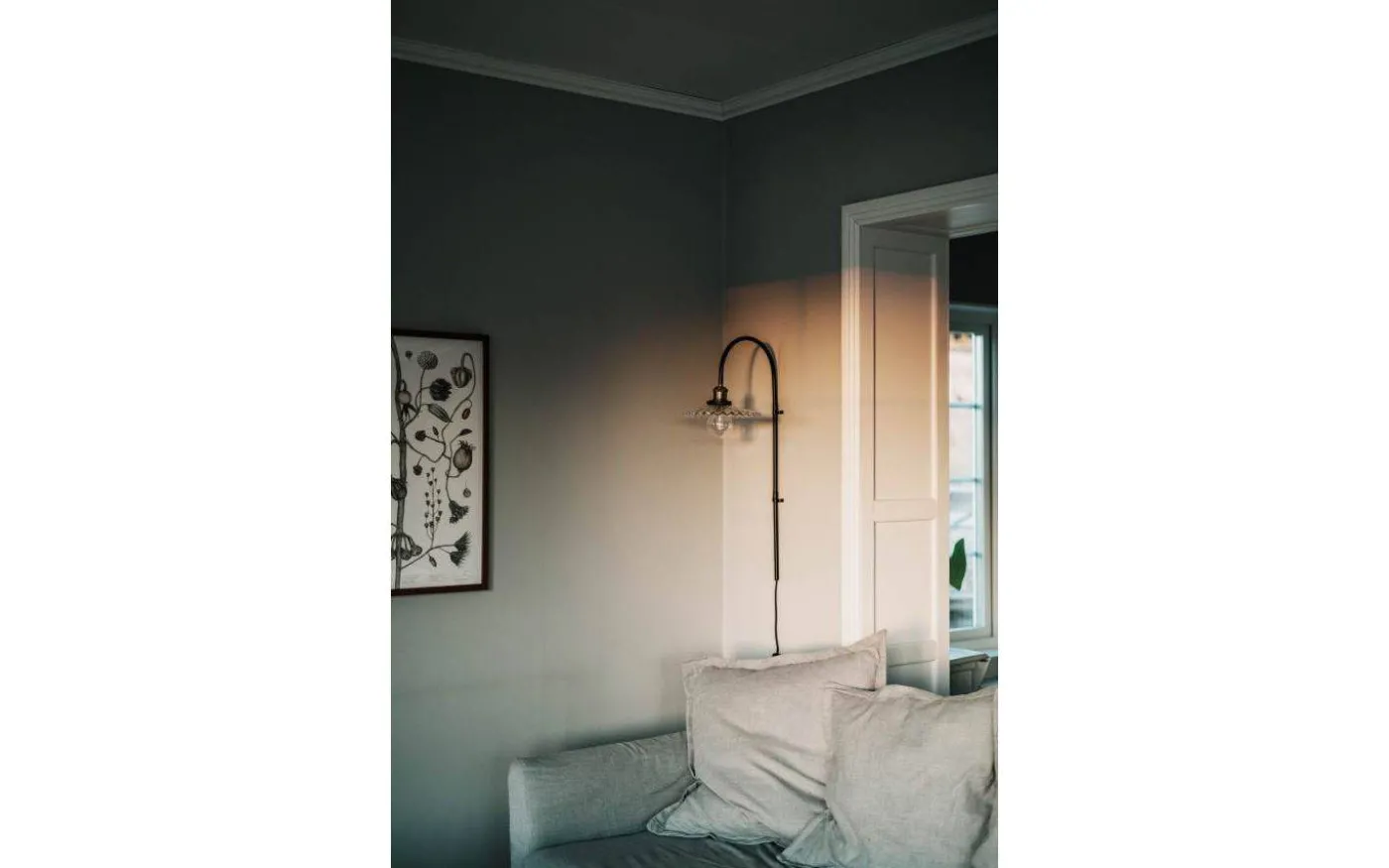 Cobbler Vägglampa 75cm Klar