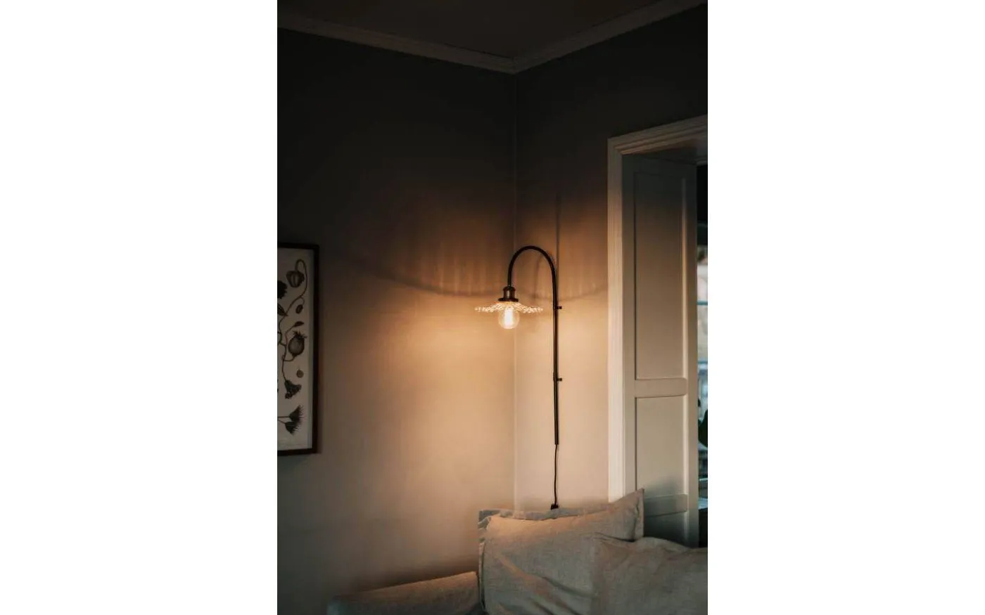 Cobbler Vägglampa 75cm Klar