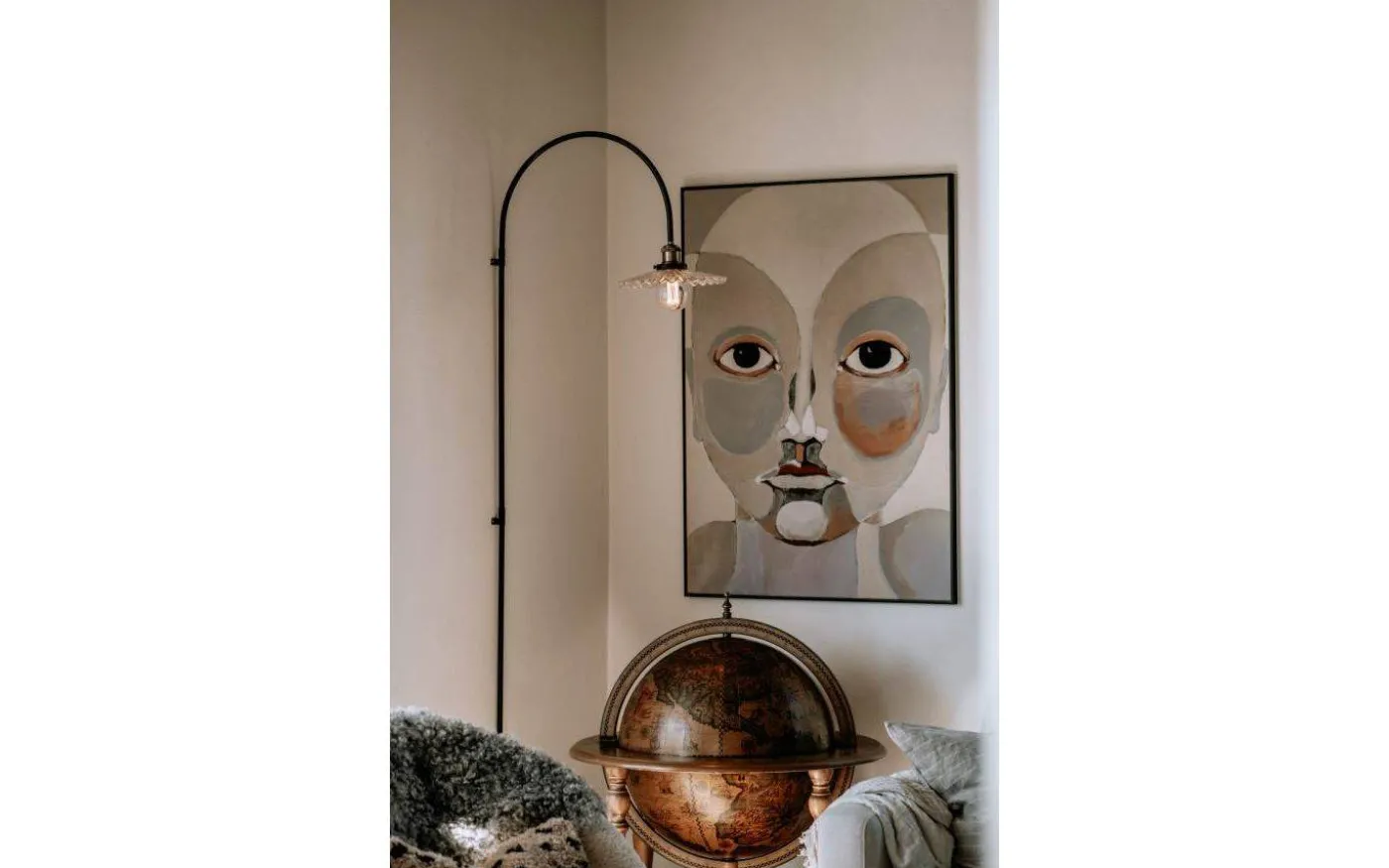 Cobbler Vägglampa 150cm Klar