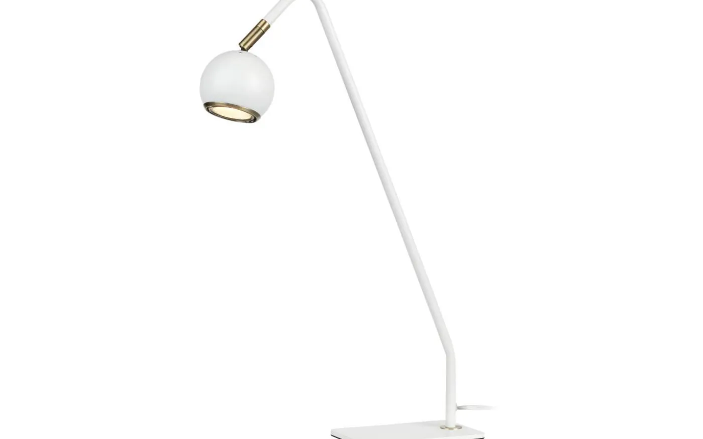 Coco Bordslampa 48cm Vit/Mässing