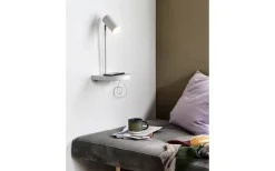 Cody Vägglampa USB Vit