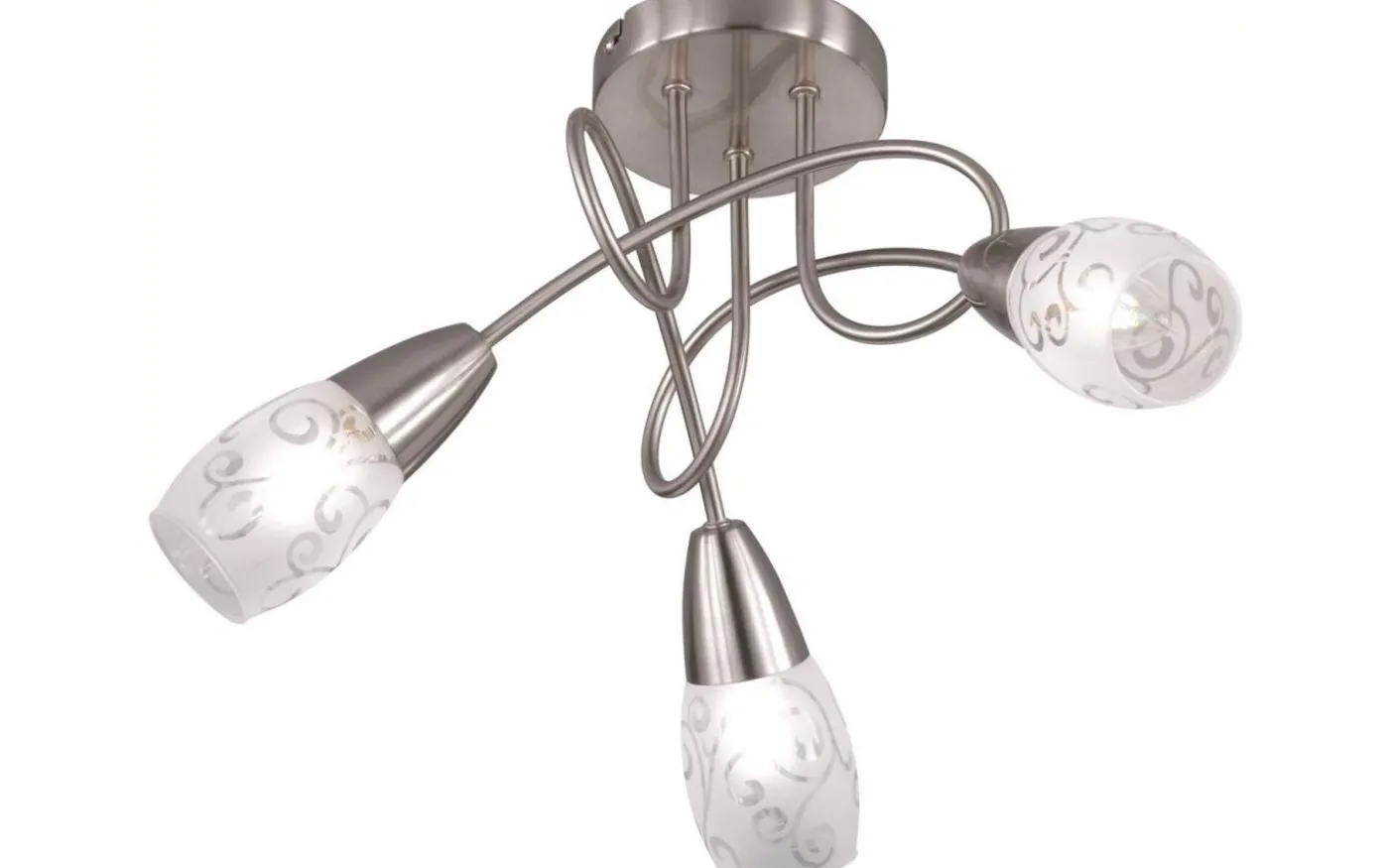 Colmar Plafond 47cm 3xE14 borstat stål