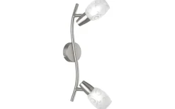 Colmar Spotlight 2-delad E14 borstad stål