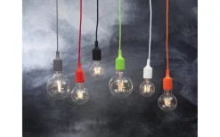 Color Pendel E27 med Takkopp 1,2m Grå