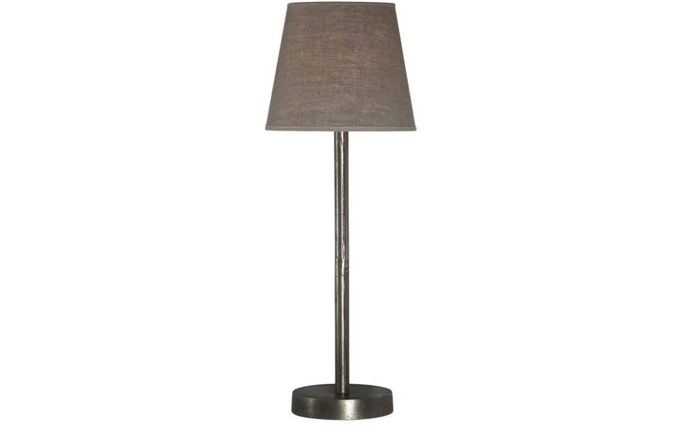 Columbus Lampfot Metall 50cm Råsilver