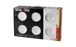 Comfort G4 Quick ISO Tilt 6-Pack Vit Dim to Warm 7,5W IP44