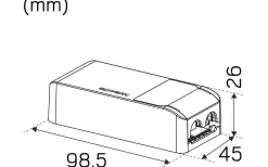 Comfort G3 Tilt Borstad Stål Dim to Warm 7,5W IP44