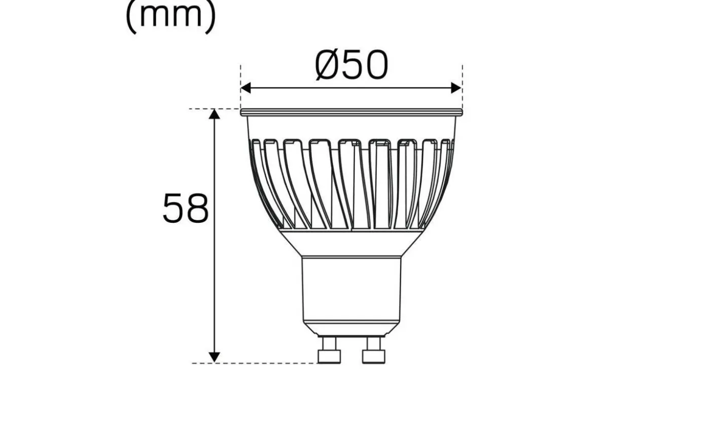Comfort Quick Outdoor Spotlight LED GU10 3000K 5,8W Vit IP23