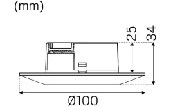 Comfort Smart ISO Spotlight 3000K 6W Vit IP44