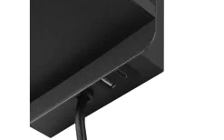 Comfort Vägglampa E14 mattsvart med laddningsstation