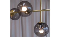 Como Taklampa 93cm Rök/Mässing