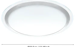 Competa Plafond 33,5cm LED 3000K 15,6W Vit