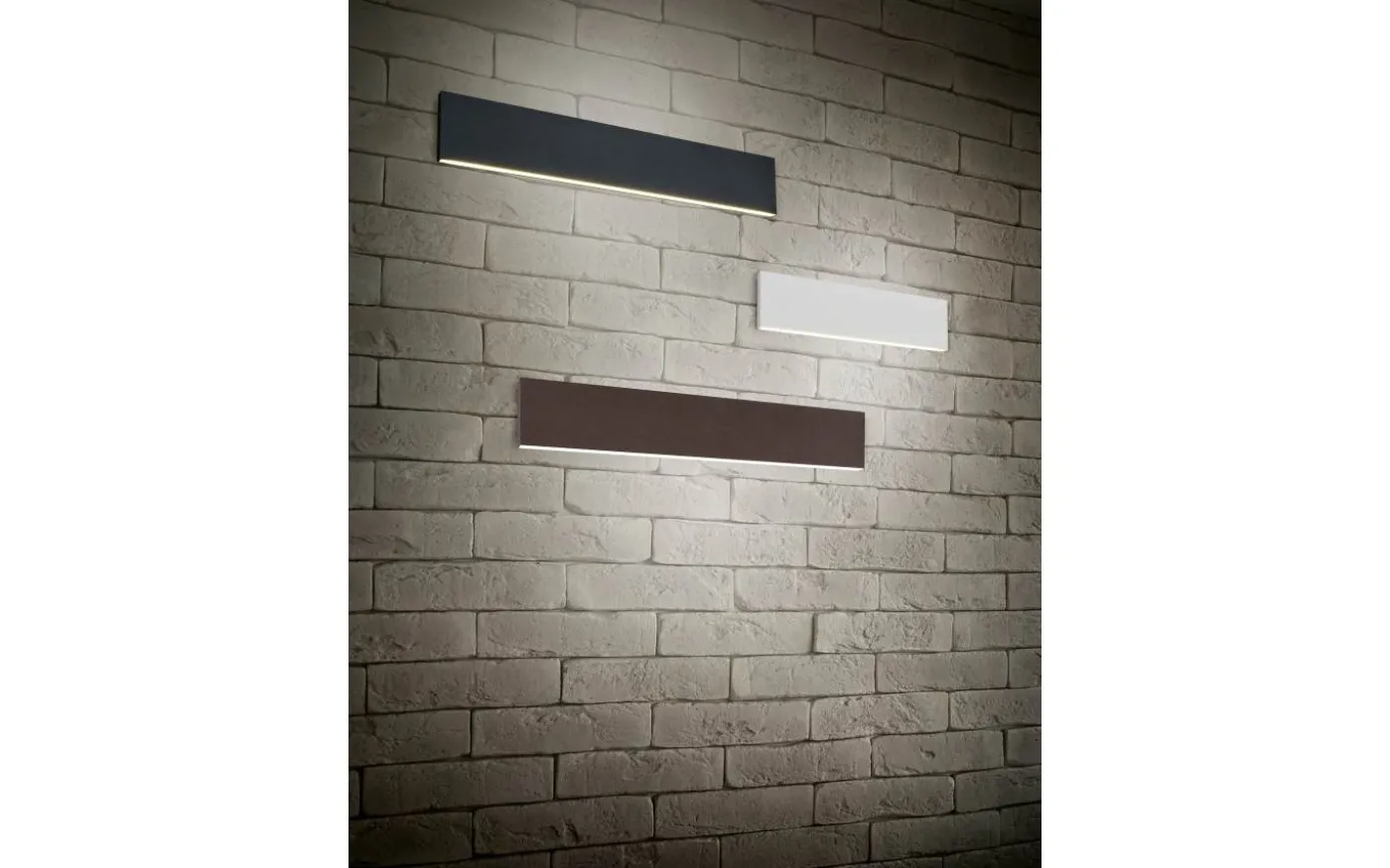 Concha Vägglampa LED 28cm mattvit