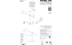 Concord Skrivbordslampa 58cm LED 8,5W 3000K Svart