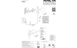 Concord Vägglampa LED 8,5W 3000K Vit