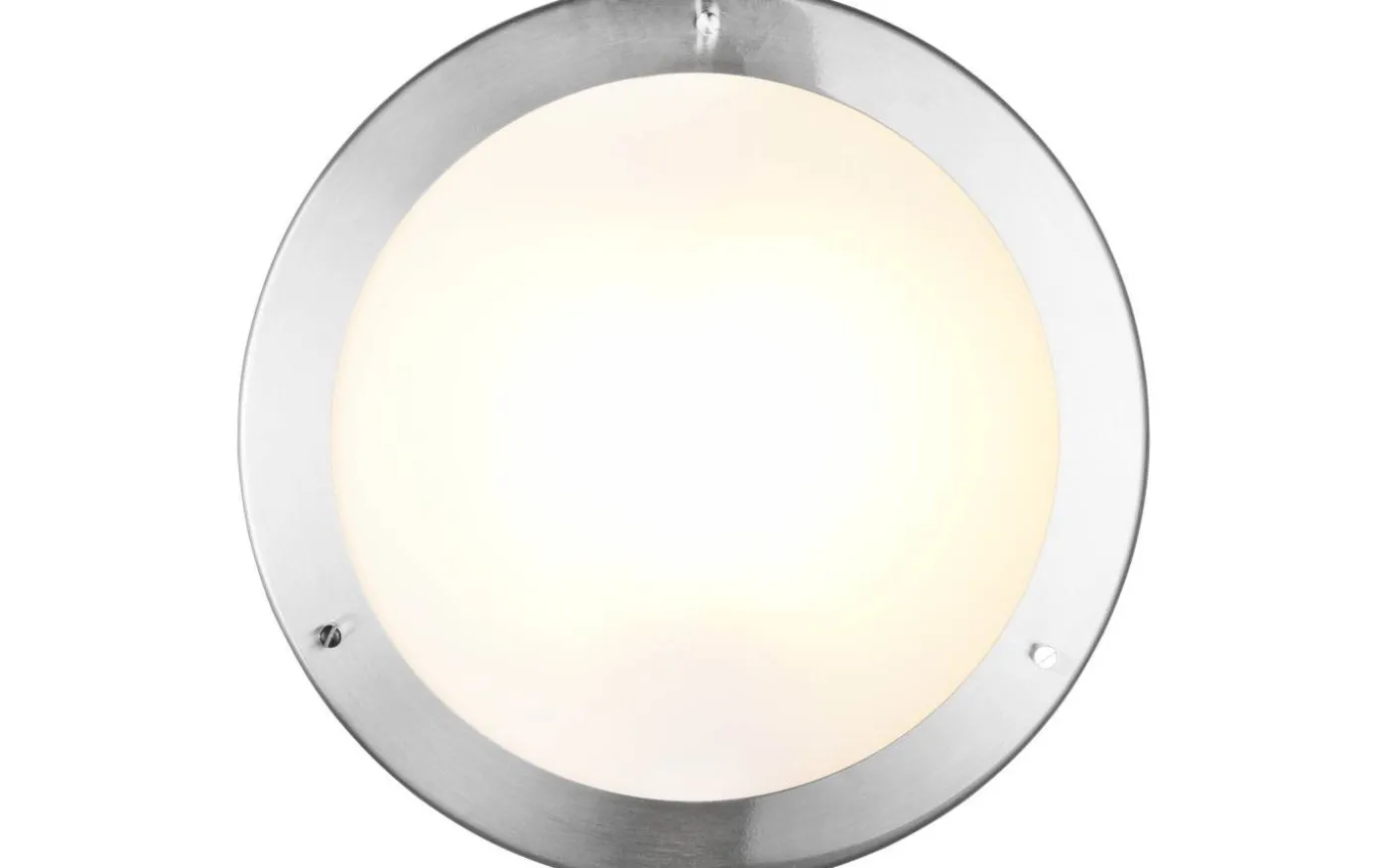 Condus H2O Plafond E27 borstad stål IP44