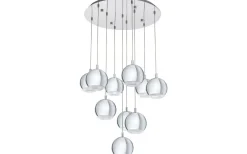 Conessa Taklampa 58cm GU10 LED 3000K 10x3W Krom