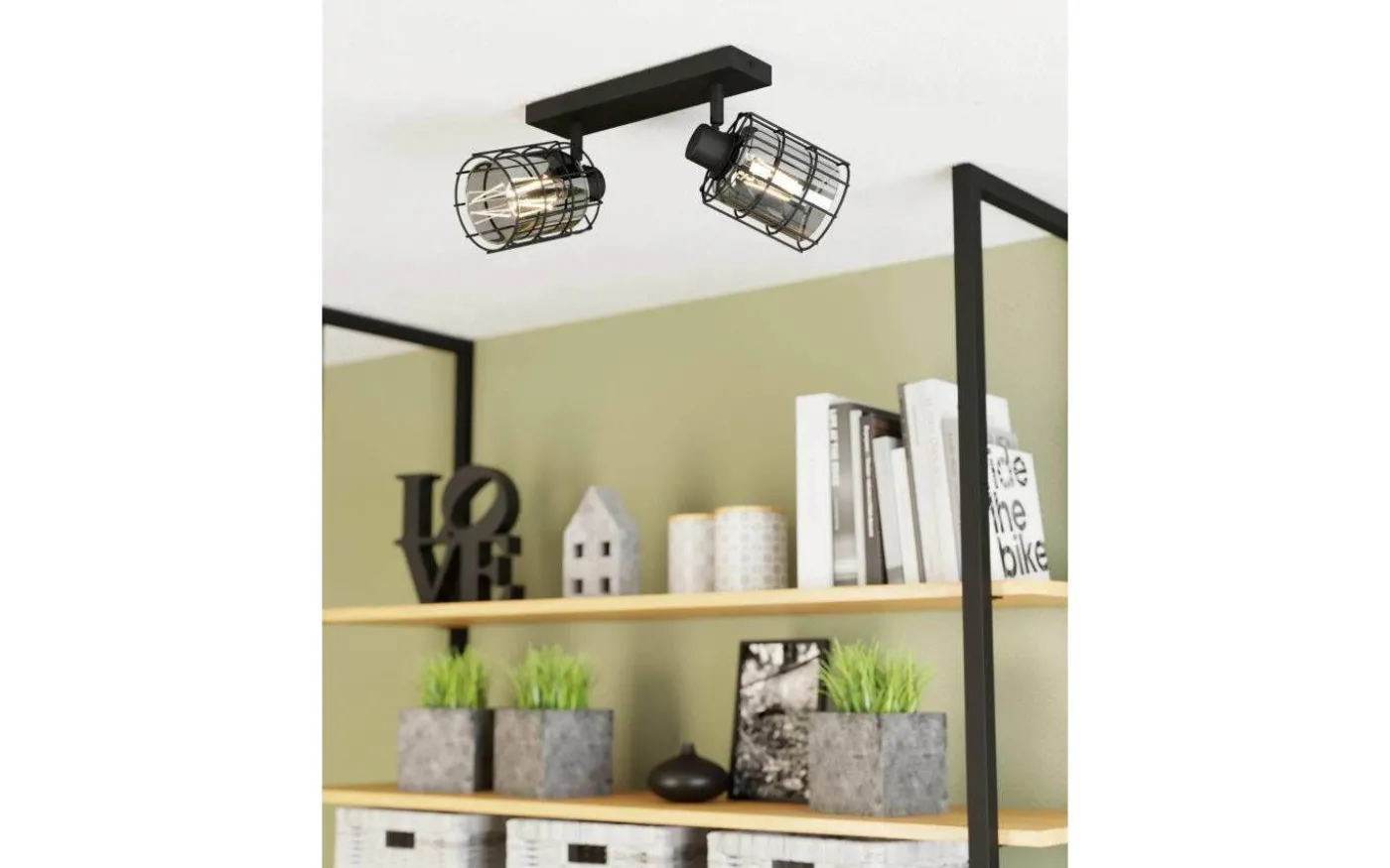 Consaca Takspotlight 34cm 2L Svart