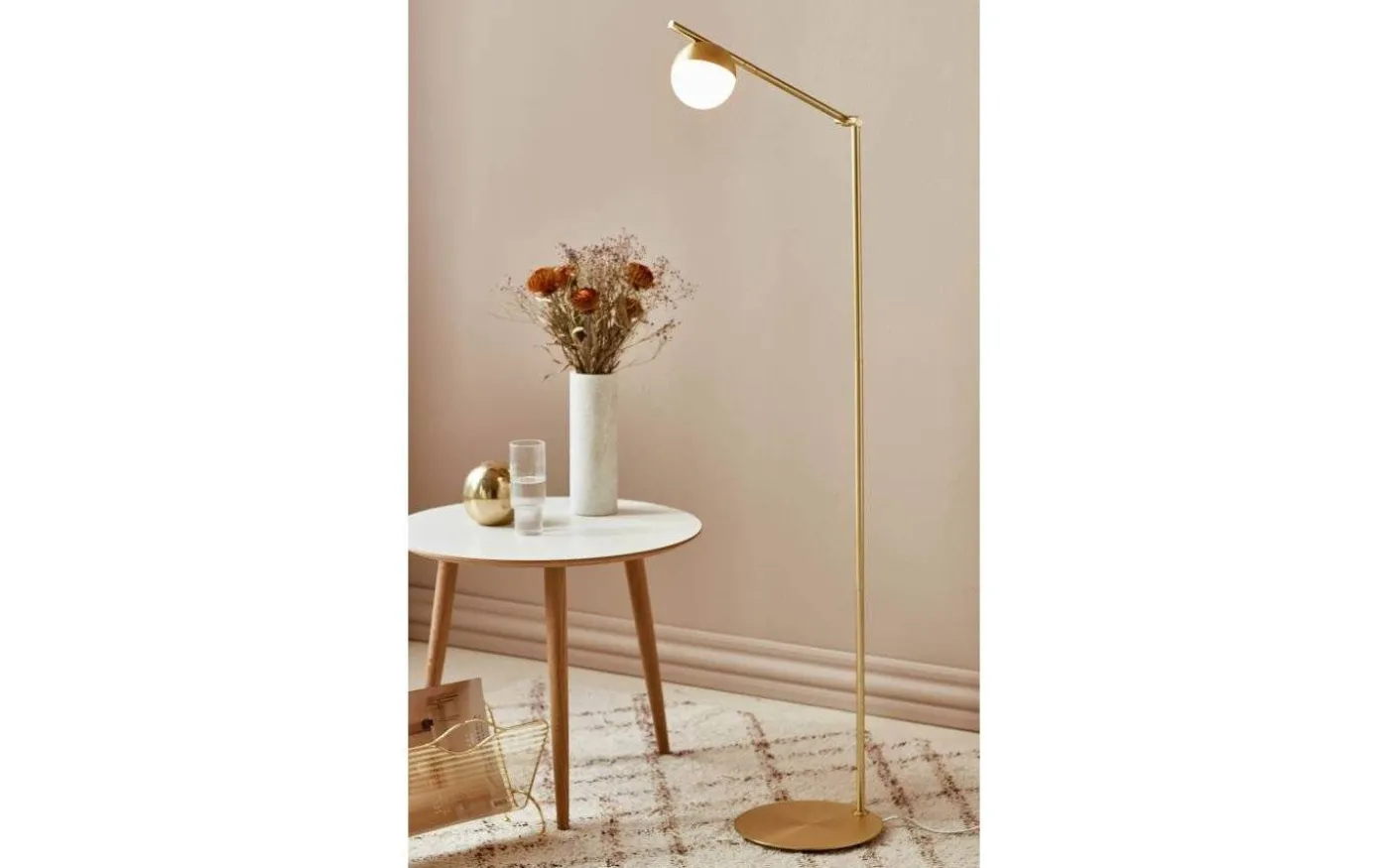 Contina Golvlampa 140cm Mässing