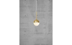 Contina Pen Fönsterlampa 10cm Mässing/Opal