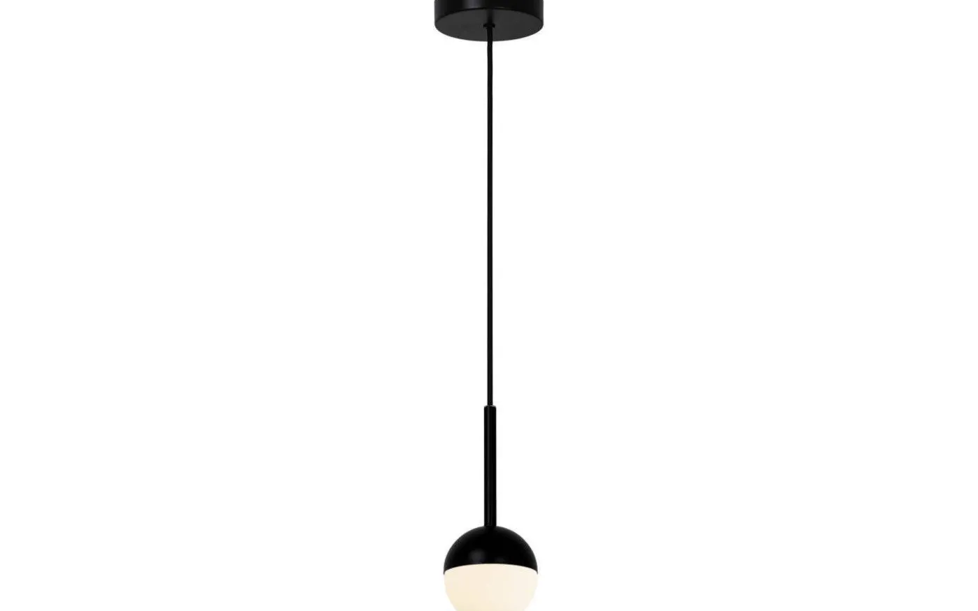 Contina Pen Fönsterlampa 10cm Svart/Opal