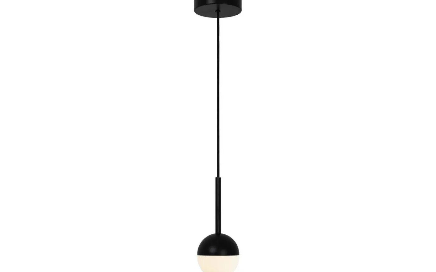 Contina Pen Fönsterlampa 10cm Svart/Opal