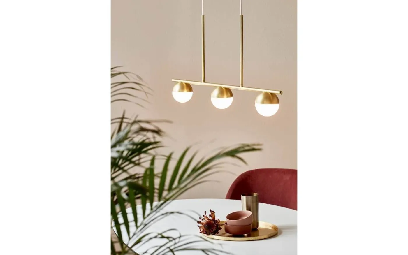 Contina Taklampa 90cm Mässing