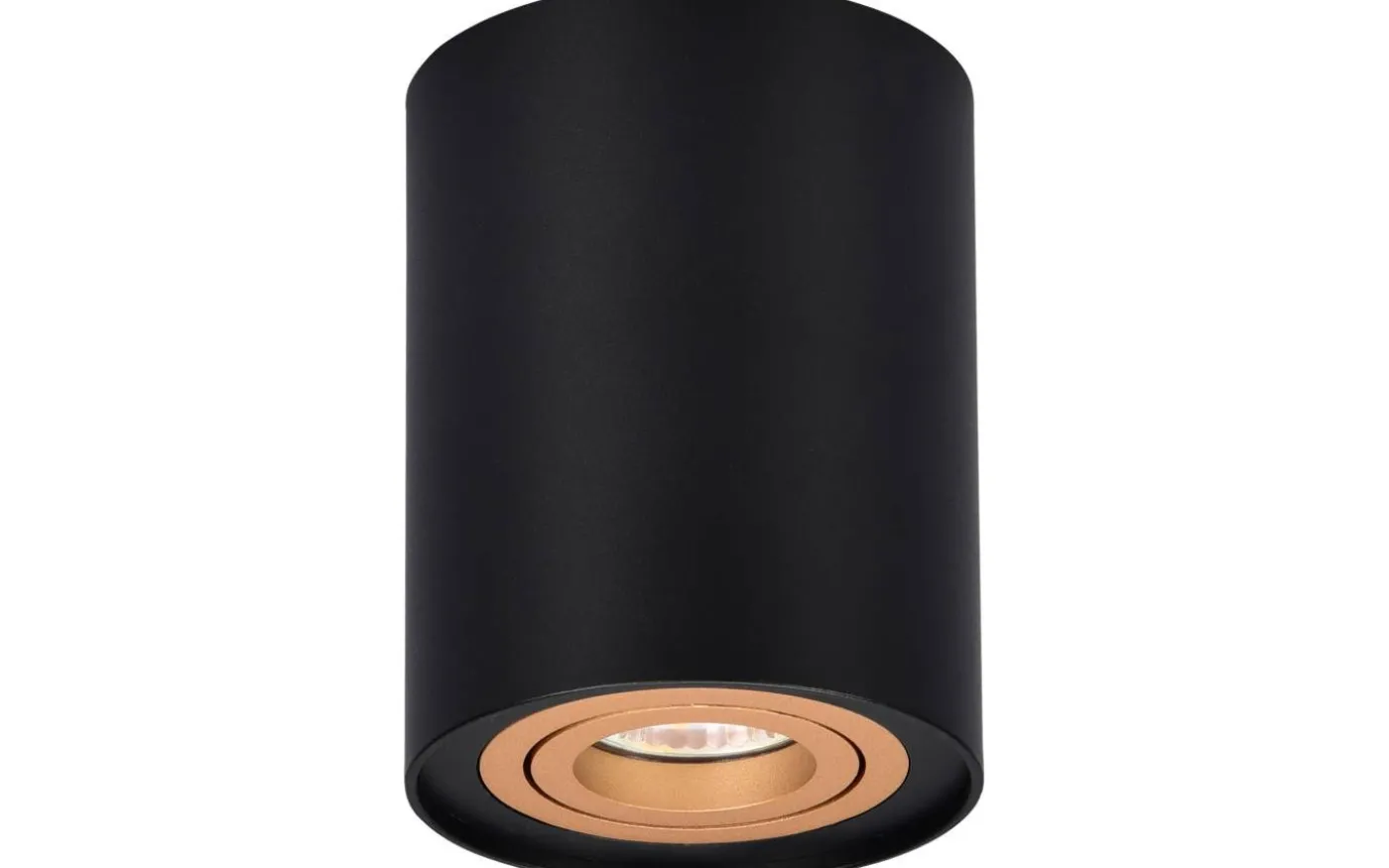 Cookie Takspotlight 1-del GU10 svart/guld