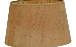 Cork Oval Lampskärm 25cm Transparent Natur