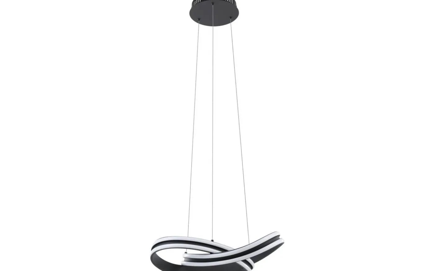 Corredera Taklampa 50cm LED 3000K 2x18W Svart