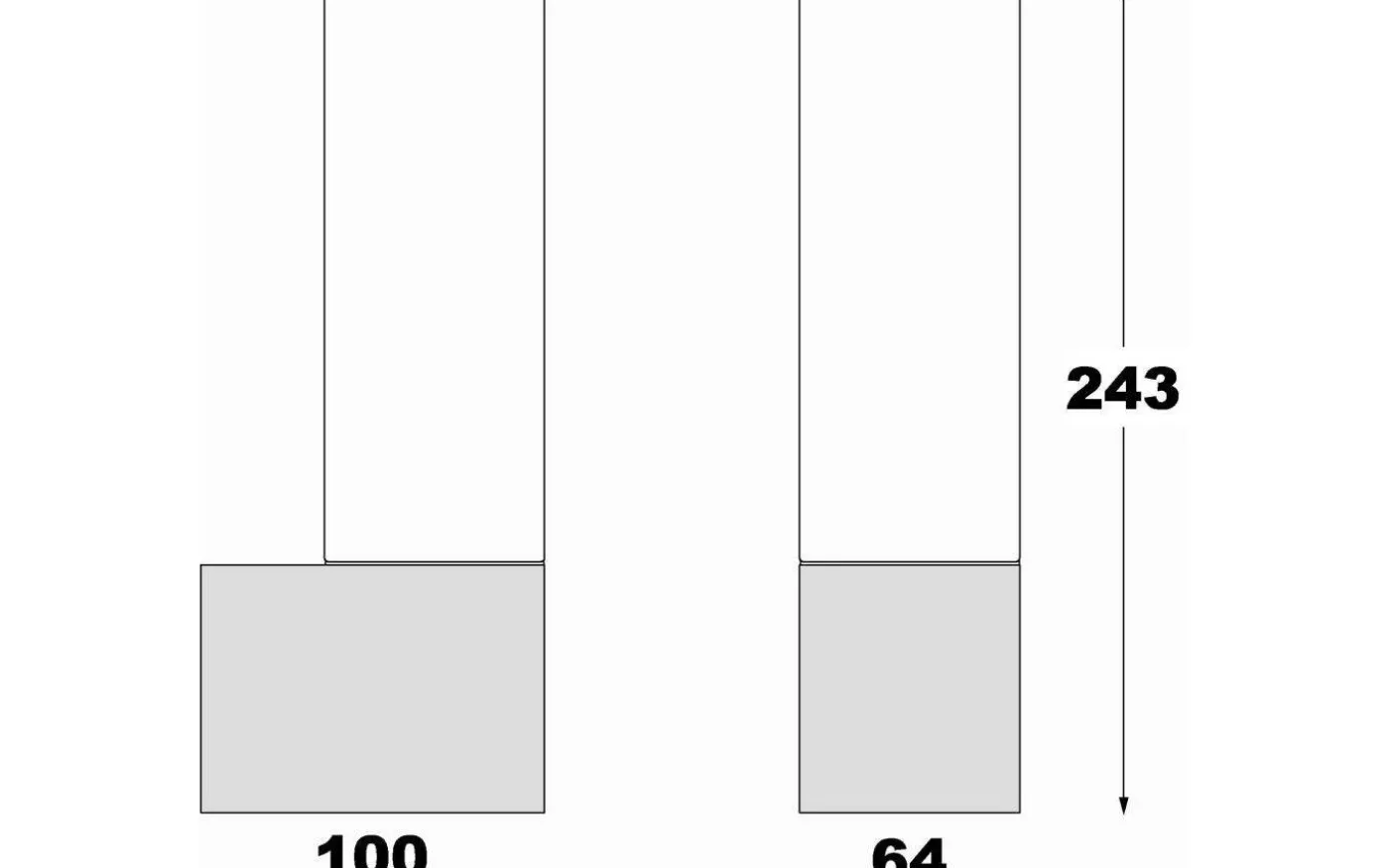 Cosenza Vägglampa med Eluttag Krom IP44