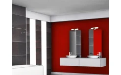 Cosenza Vägglampa med Uttag 44cm Krom IP44