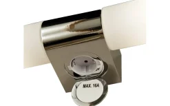 Cosenza Vägglampa med Uttag 44cm Krom IP44