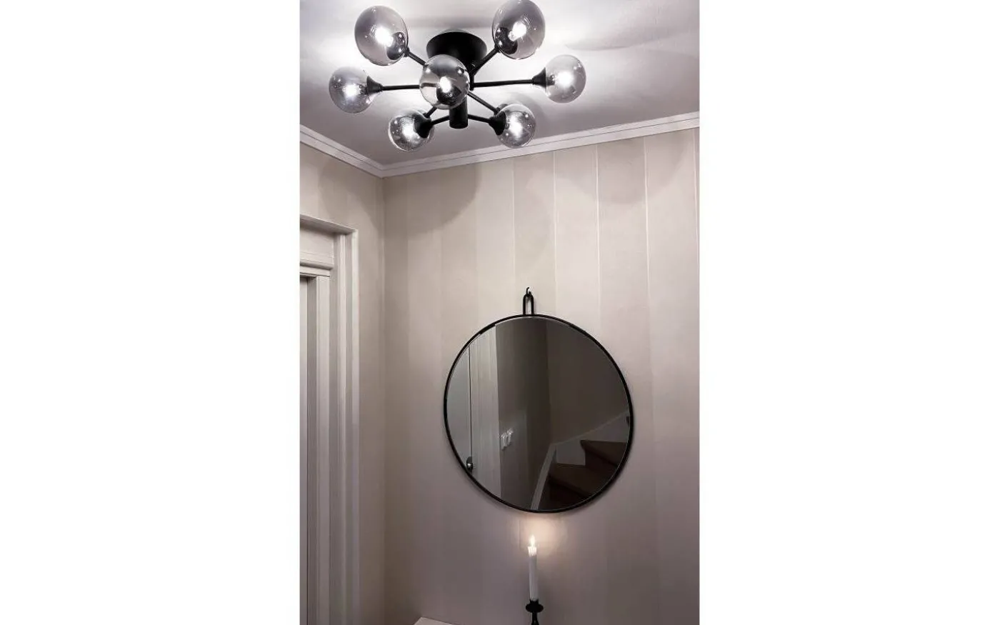 Cosmos Plafond 53cm Svart/Rök