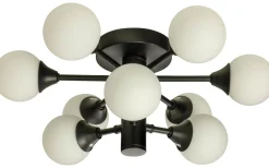 Cosmos Plafond 46cm Svart/Vit IP44