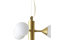 Cosmos Taklampa 69cm 24L Mässing/Opal